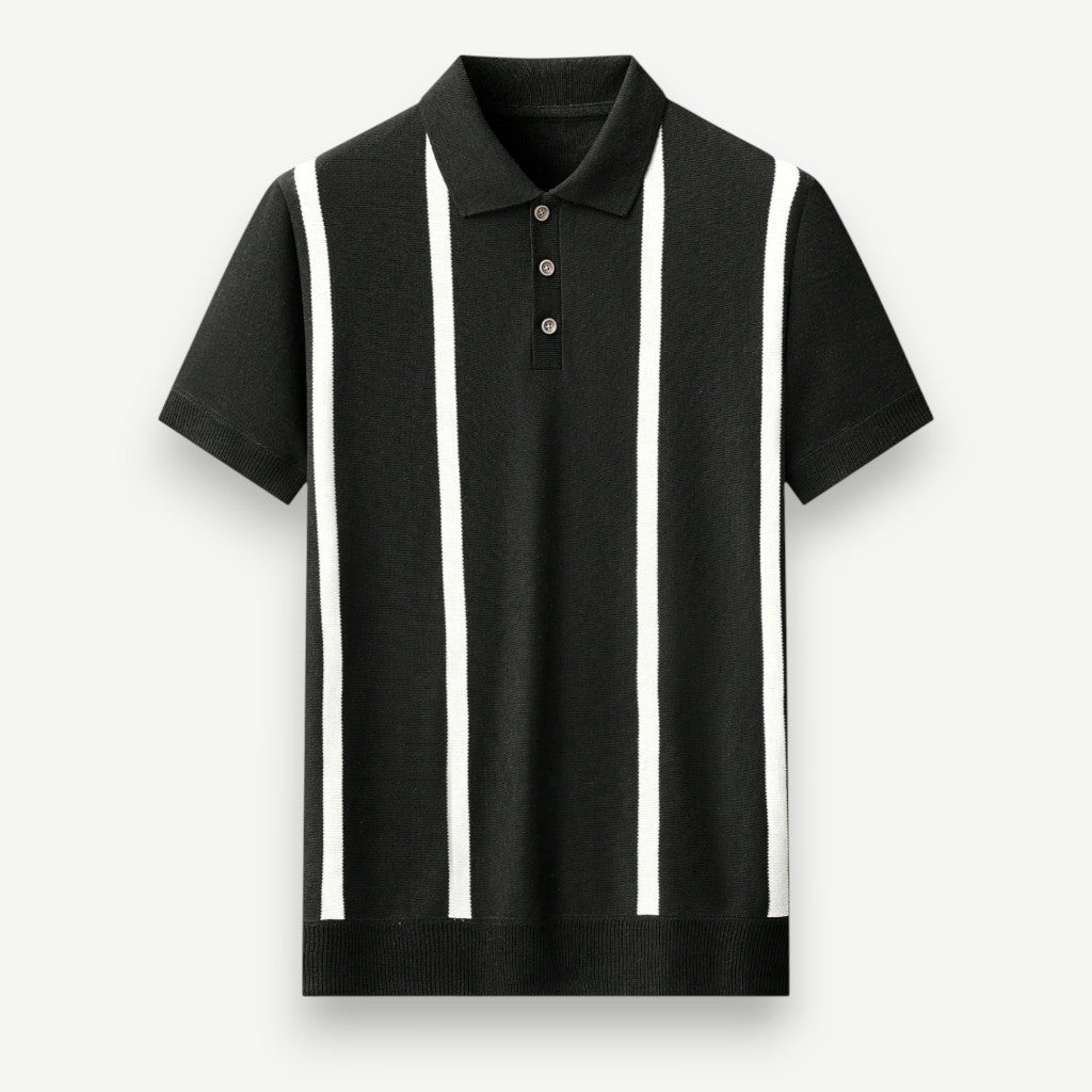 Men’s Striped Polo Shirt – Manilla Shirt
