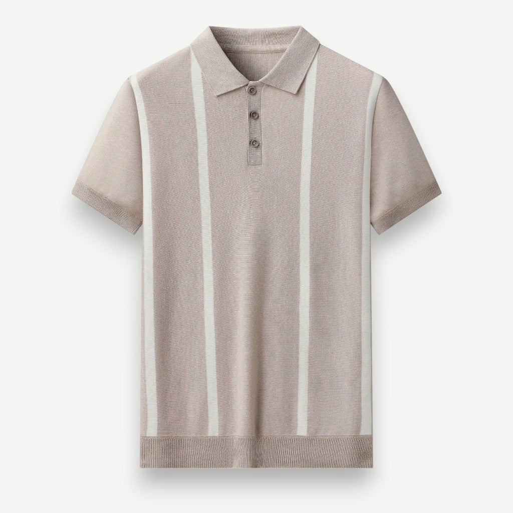 Men’s Striped Polo Shirt – Manilla Shirt