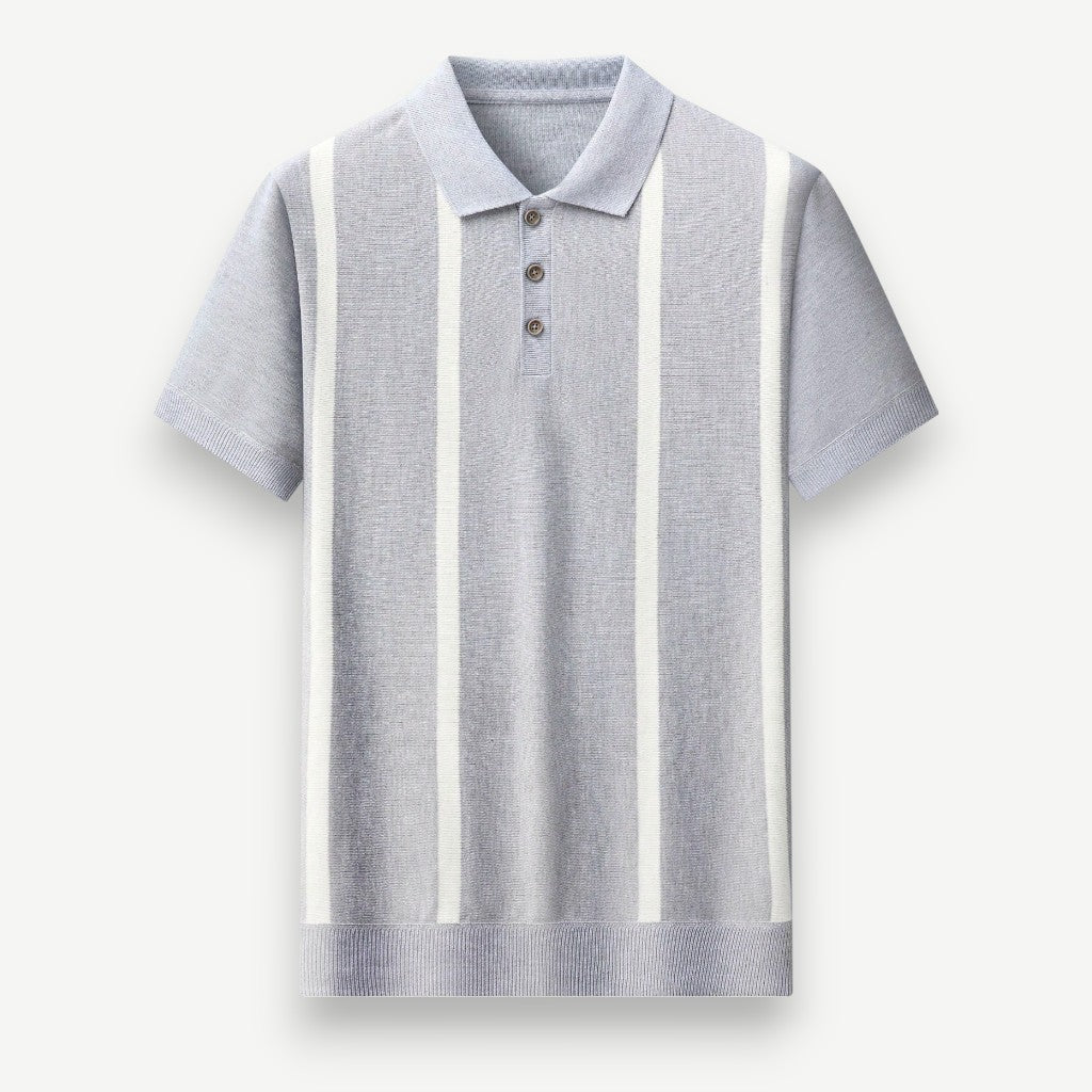 Men’s Striped Polo Shirt – Manilla Shirt