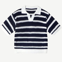 Men’s Oversized Knit Polo Shirt – Mallorca Polo Shirt