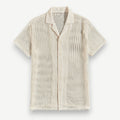Men’s Knit Button-Down Shirt – Shirt