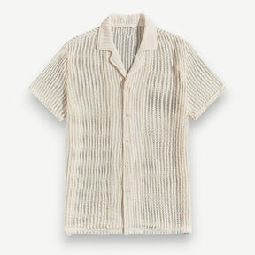 Men’s Knit Button-Down Shirt – Palawan Shirt