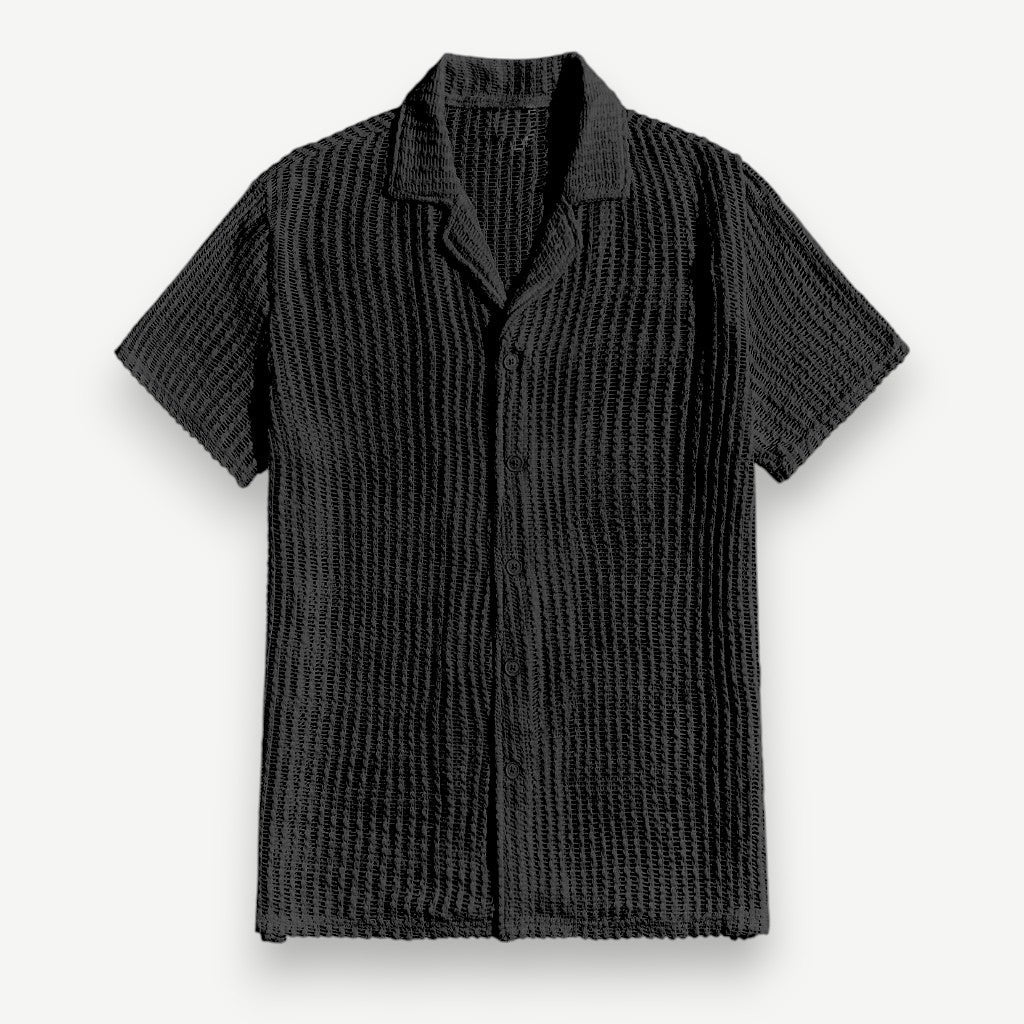 Men’s Knit Button-Down Shirt – Palawan Shirt