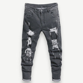 Men’s Distressed Jeans with Details – Dallas Jeans