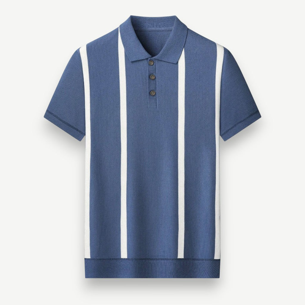Men’s Striped Polo Shirt – Manilla Shirt