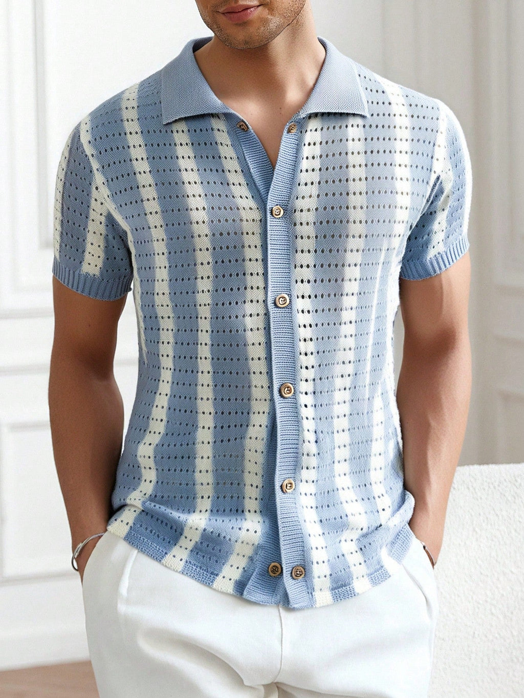 Men’s Lightweight Knit Short Sleeve Shirt – Phuket Shirt